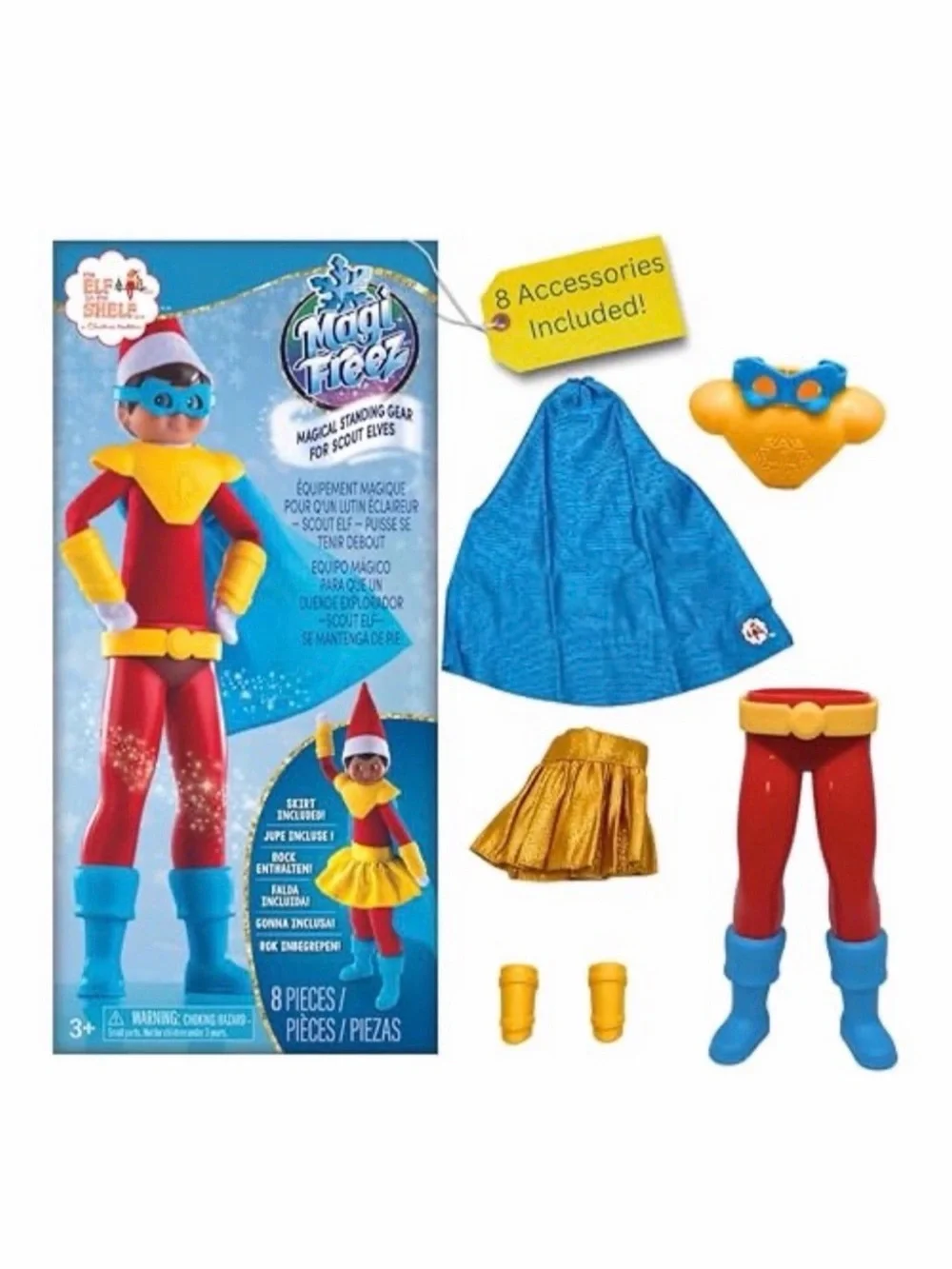 ✨$8✨NIB• The Elf on the Shelf MagiFreez Polar Power Hero Accessory Set
